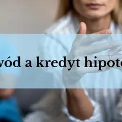 Rozwód a kredyt hipoteczny: para rozstaje się, a na dłoniach widać obrączkę.