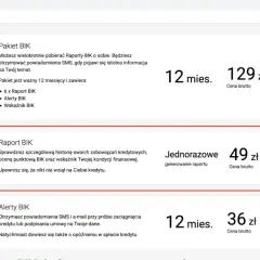 Chcesz wiedzieć, jak pobrać raport BIK? Na stronie nowekonto.bik.pl wybierz opcję "Raport BIK" za 49 zł.
