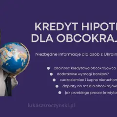 Kobieta z globusem zastanawia się nad kredytem hipotecznym dla obcokrajowca. Informacje o zdolności kredytowej i wymogach bankowych.